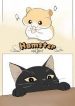 Cat and hamster